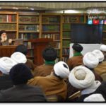 وفد من طلبة مدرسة الامام الرضا (ع) للعلوم الدينية في كربلاء المقدسة في ضيافة المركز بالتعاون مع مؤسسة تراث النجف الحضاري والديني